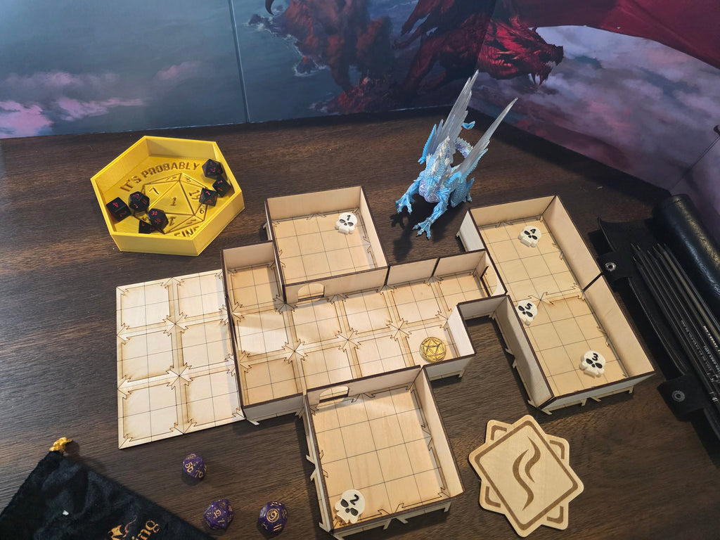Standard 200-Piece Modular Dungeon Terrain Starter Set