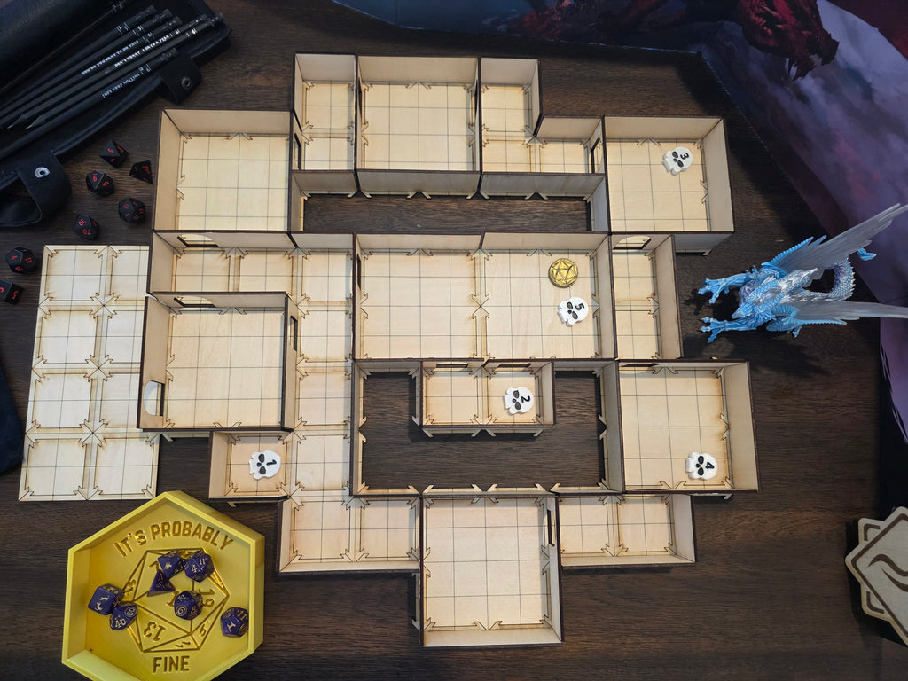 Deluxe 400-Piece Modular Dungeon Terrain Master Set