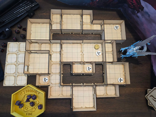 Deluxe 400-Piece Modular Dungeon Terrain Master Set