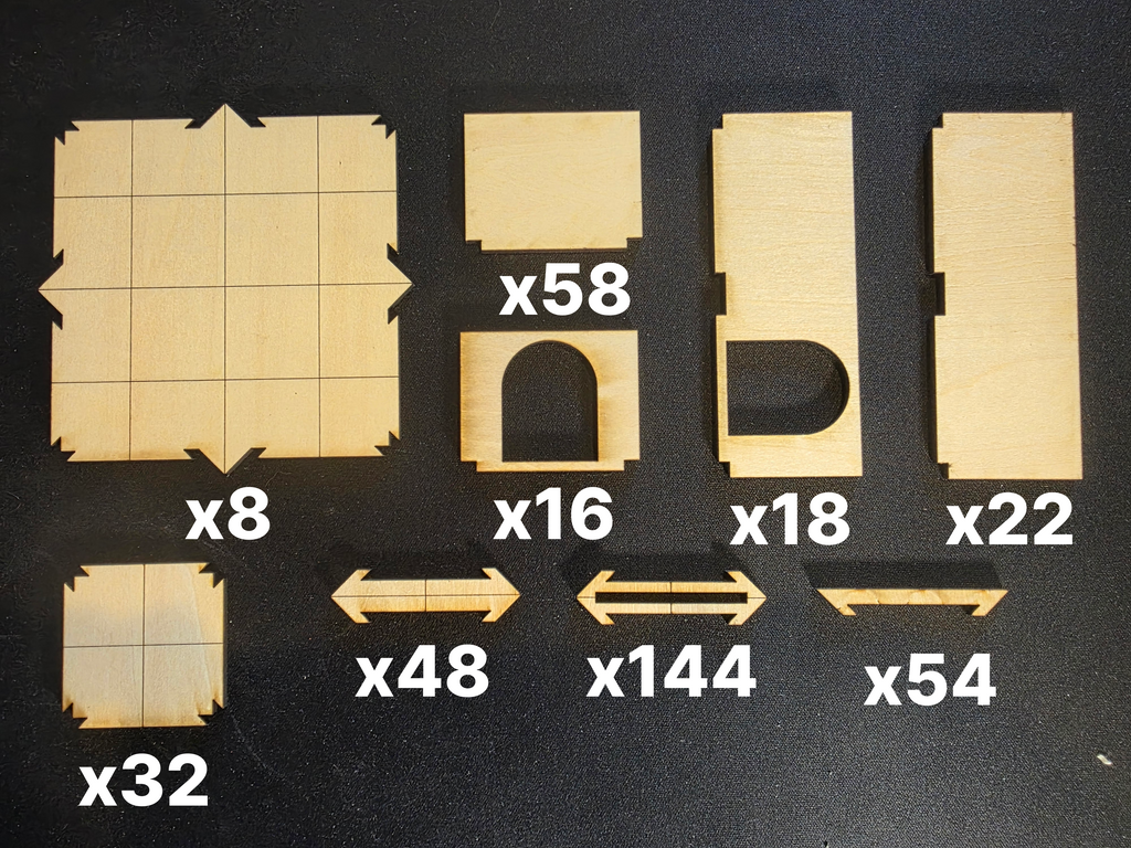Deluxe 400-Piece Modular Dungeon Terrain Master Set